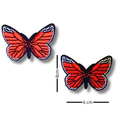 Accesorio Bordado para Textiles – Mariposa Elegante