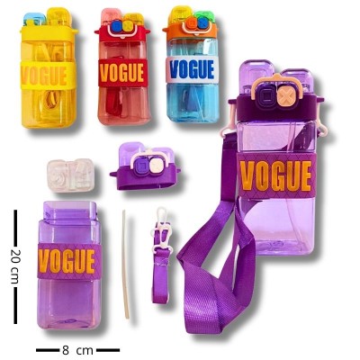 Cantimplora de Cristal Reutilizable Vogue