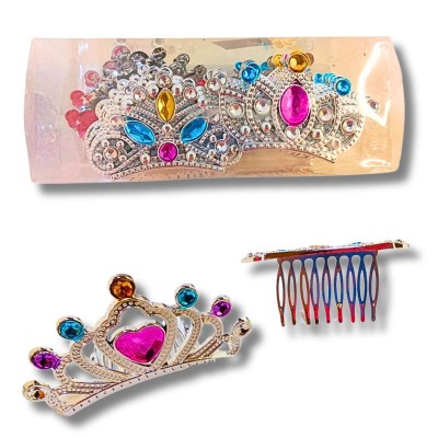 Corona Peineta Elegante – 25 Piezas en Caja