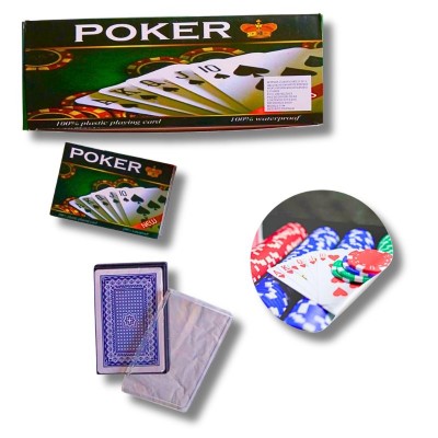 Naipe plástico 100% americano