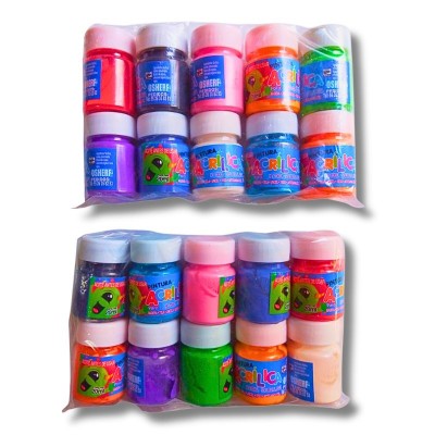 Set de Pintura Acrílica – 10 Colores Vibrantes