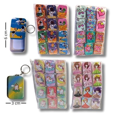 Pastillero de metal diseño rectangular