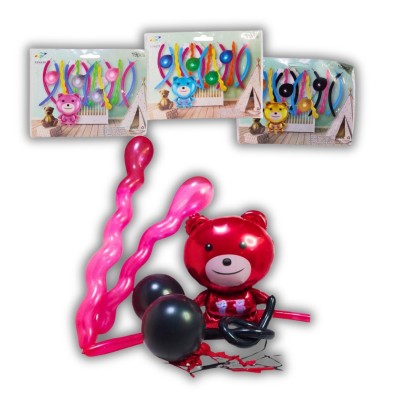 Paquete de globos en forma de oso