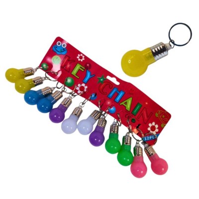 Llaveros de foco de colores