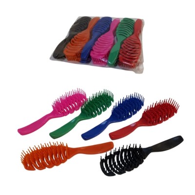 Set de Cepillos Espiral para Cabello – 12 Piezas