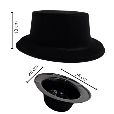 sombrero copa baja