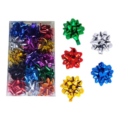 moño de colores para regalo