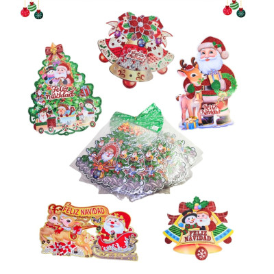 adorno navideño de carton