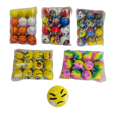 Pelota Antiestrés Grande en Colores Vivos