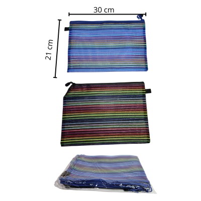 cosmetiquera red de rallas