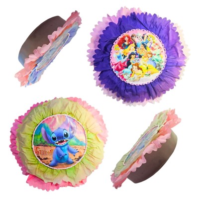 piñata redonda carton