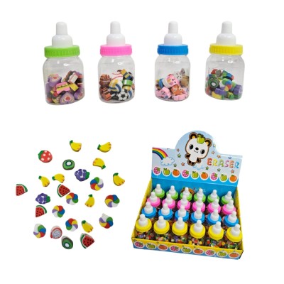 biberon con borradores