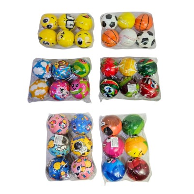 Pelota Antiestrés Grande en Colores Vivos