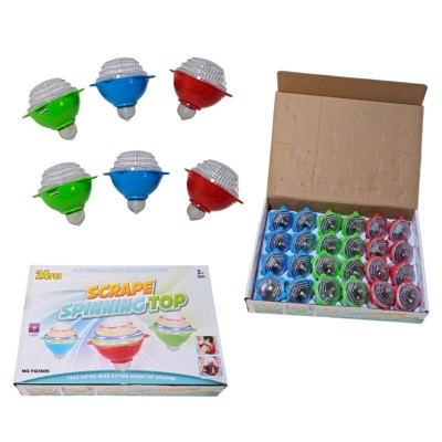 caja de trompos con luz