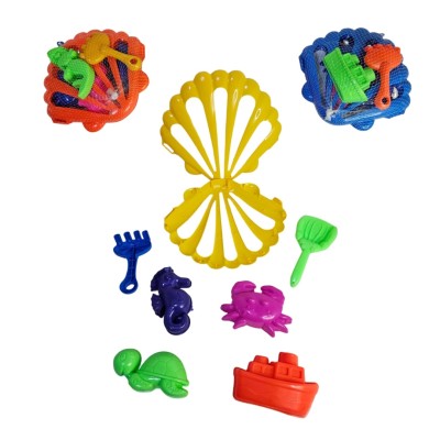 concha para playa con accesorios