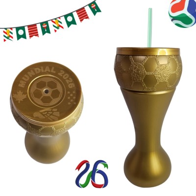 vaso balon dorado