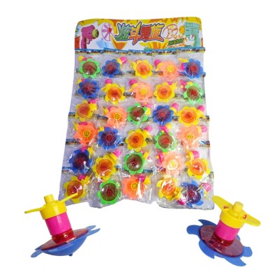 trompos con luz flor