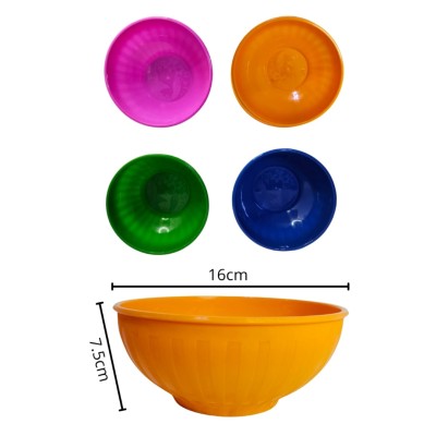 tazones de colores