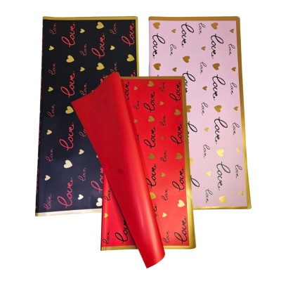 papel love coreano con borde