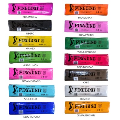 papel crepe de colores