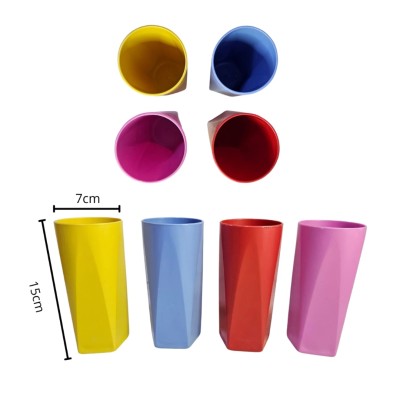 vasos de colores